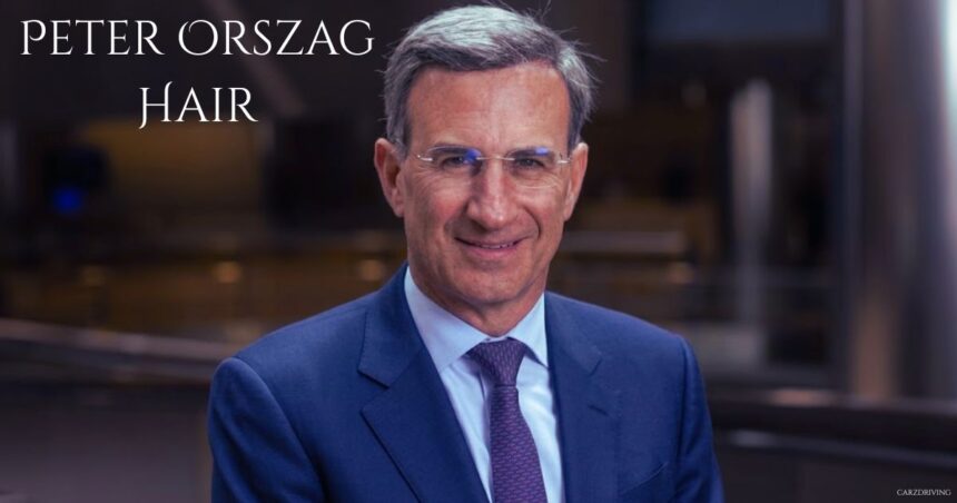 Peter Orszag hair and side-parted hairstyle portrait